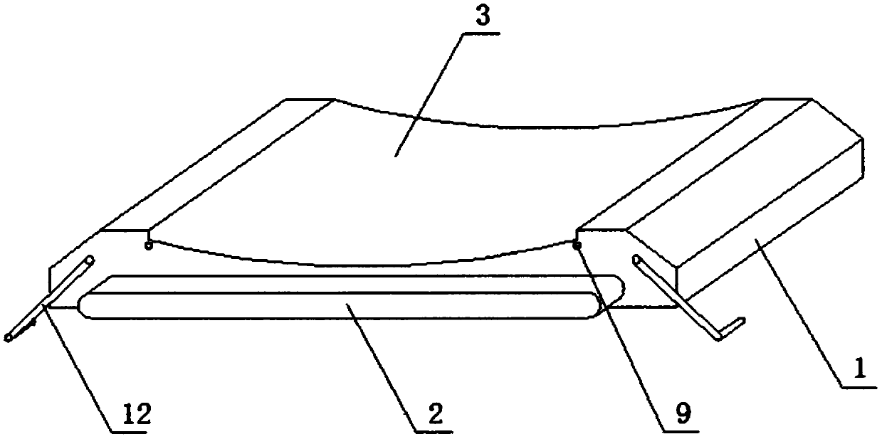 Head fixing device used for surgical nursing