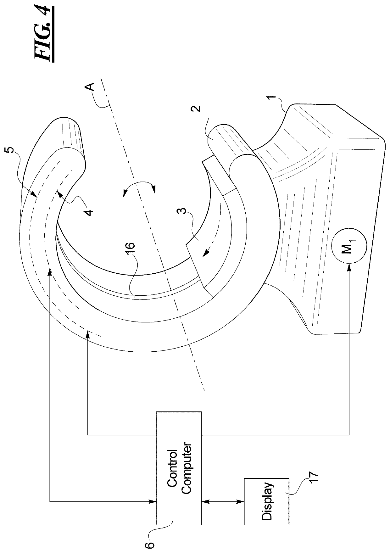 Resonance data acquisition scanner with rotating basic field magnet