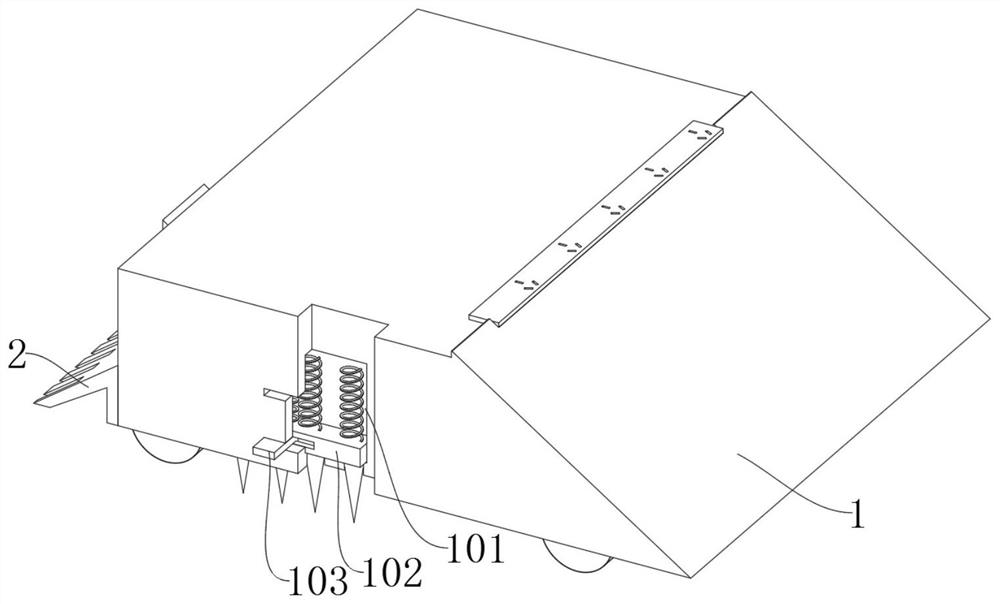 An adjustable distance cutting coal cutting device for coal mining