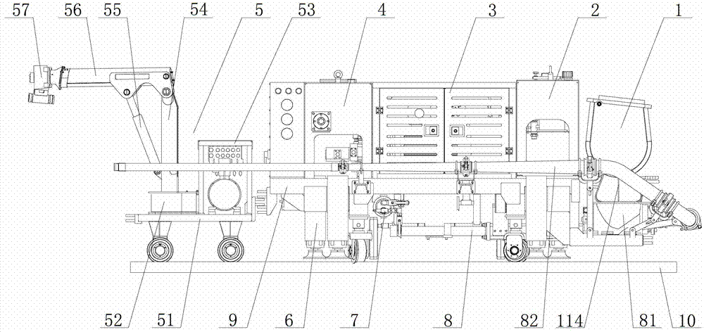 Pre-agitating system and wet spraying machine