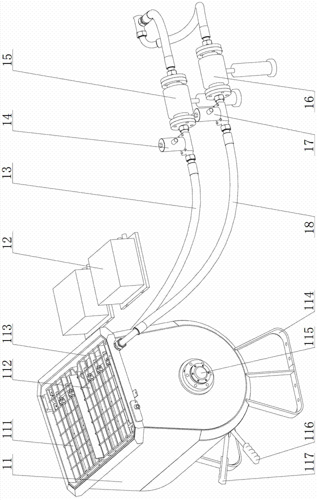 Pre-agitating system and wet spraying machine