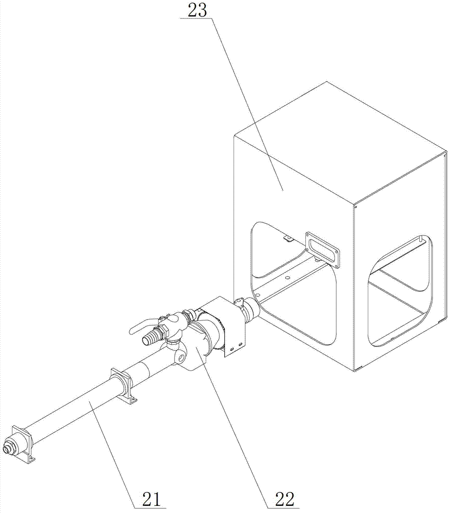 Pre-agitating system and wet spraying machine