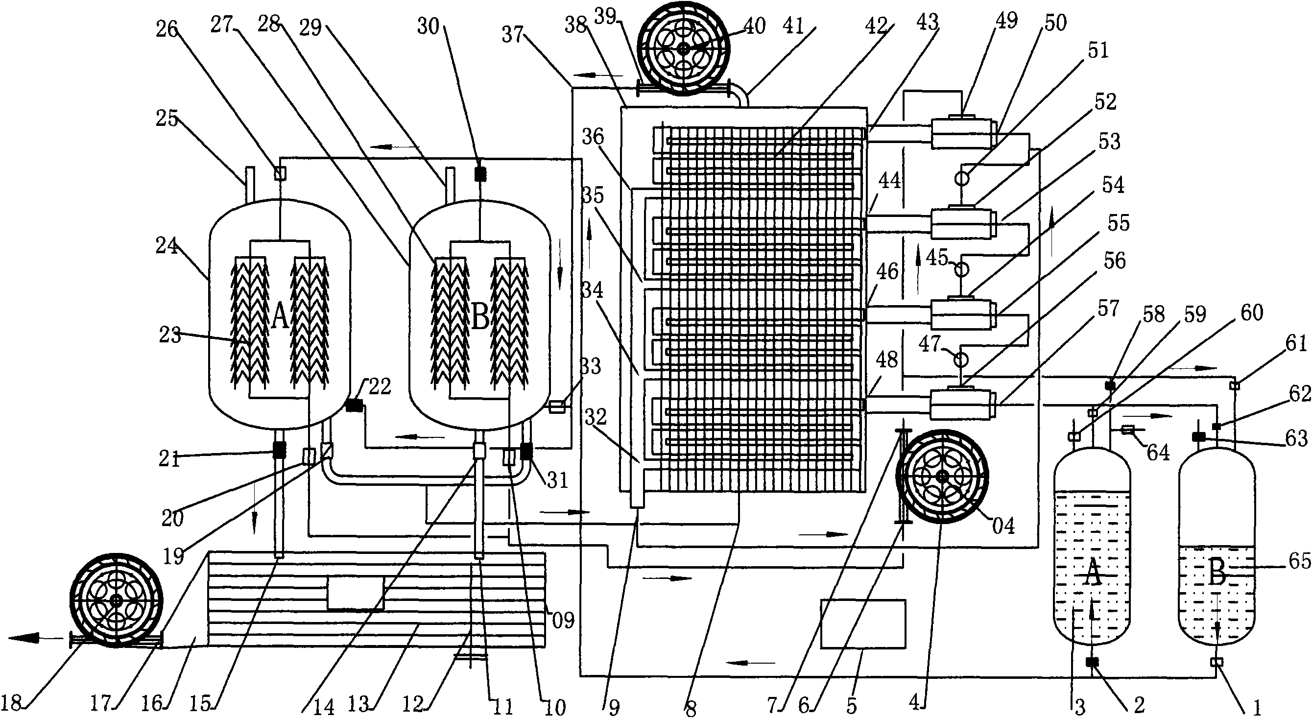 Closed-loop circulating cold energy water producing air conditioner power generating device on building delivery vehicle