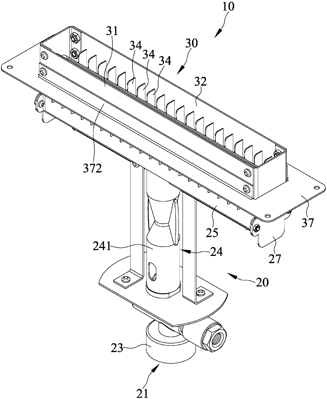 Improved Flame Visibility and Safety Gas Combustion Device