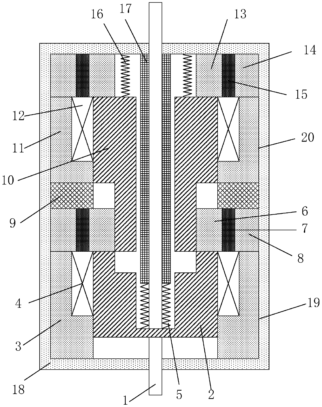 Double monostable combined permanent magnet operating mechanism and method capable of realizing short-term closing