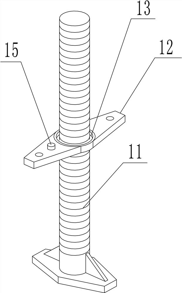 Formwork support system and construction method