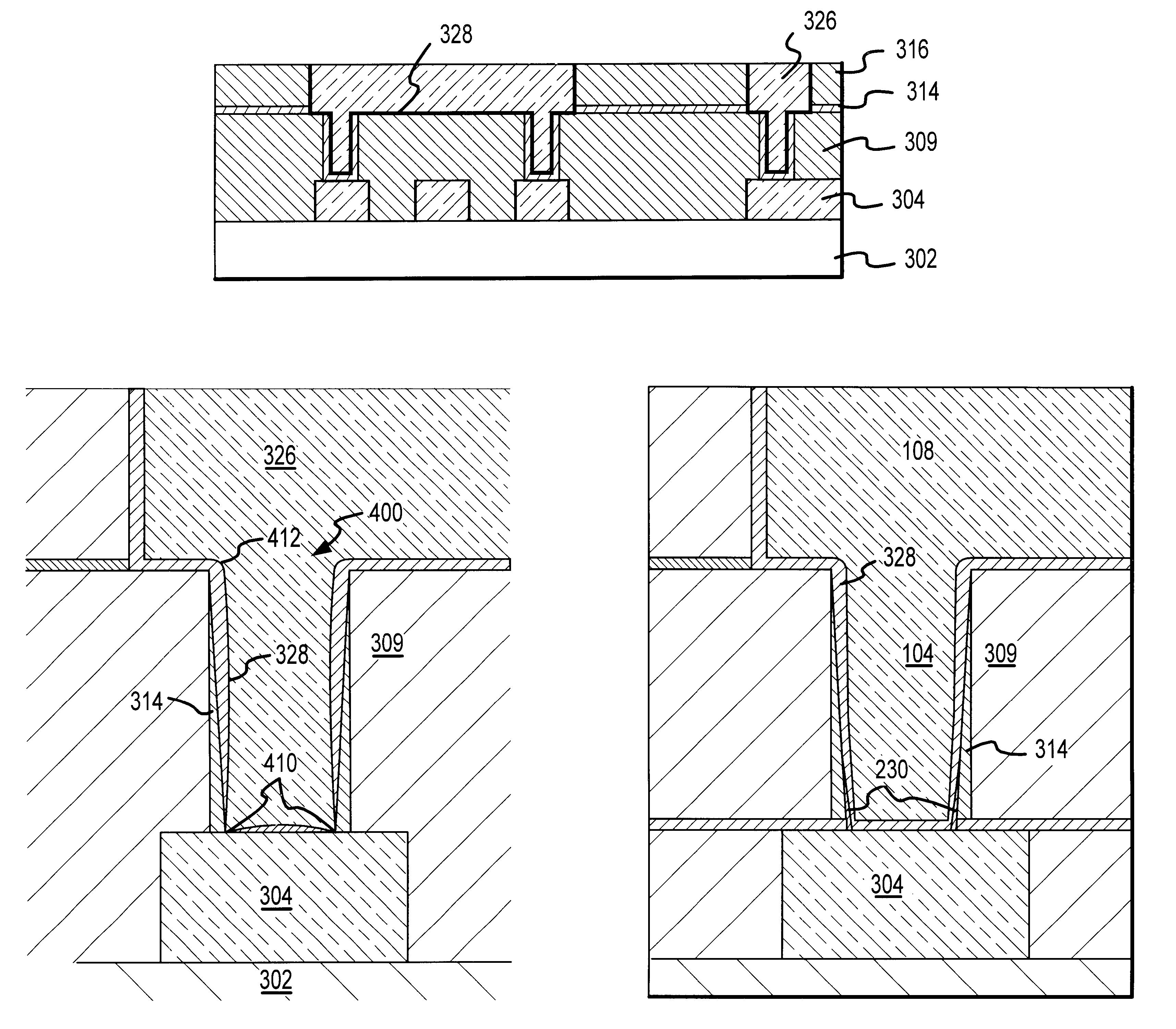 Dual-damascene interconnect structures and methods of fabricating same