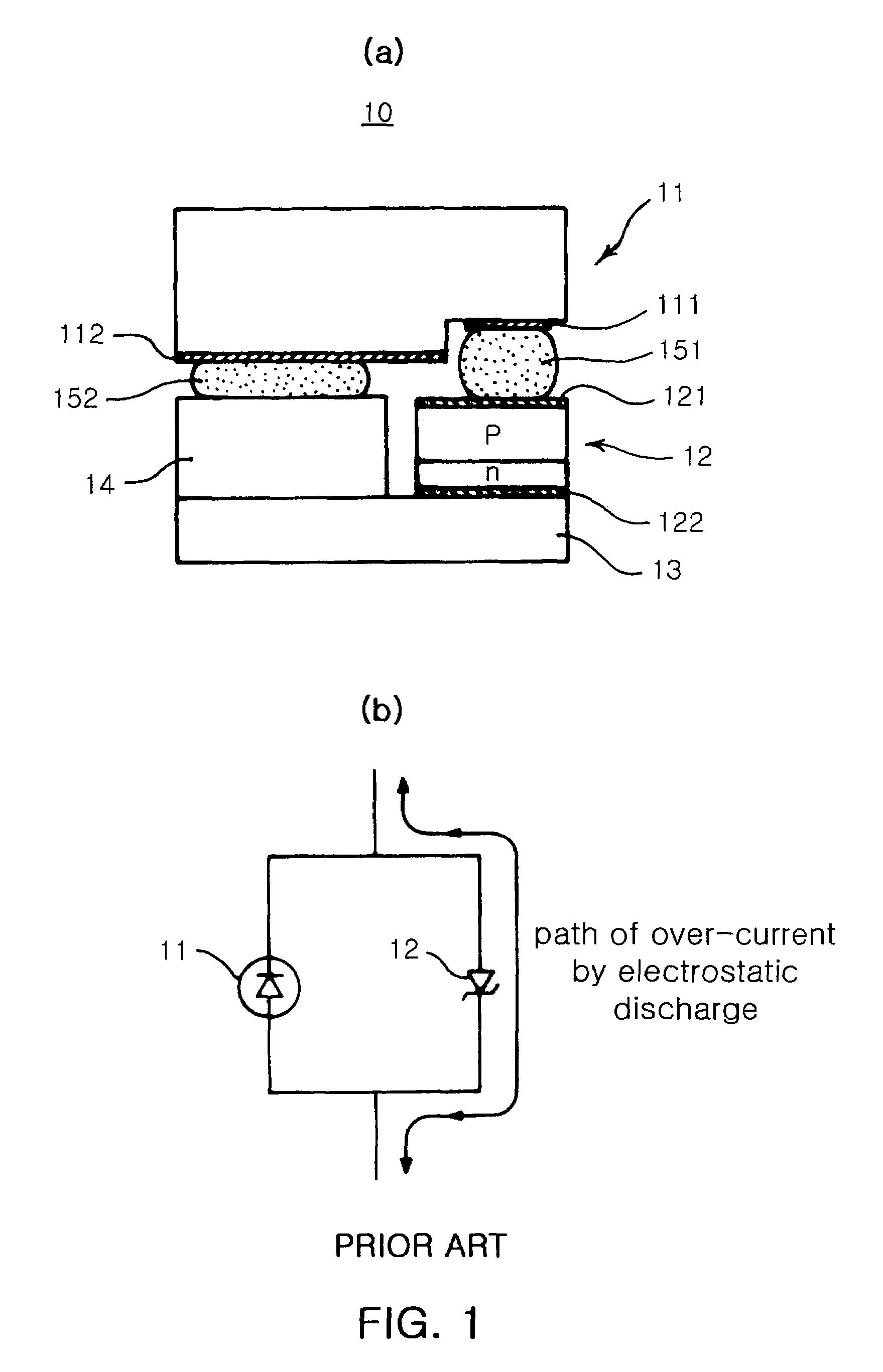 Light emitting diode package with protective function against electrostatic discharge