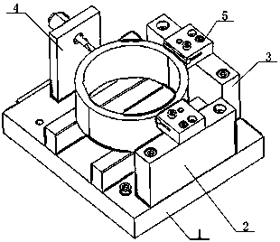 Triangular positioning fixture for cylindrical parts and special punching mechanism for end faces of cylindrical parts