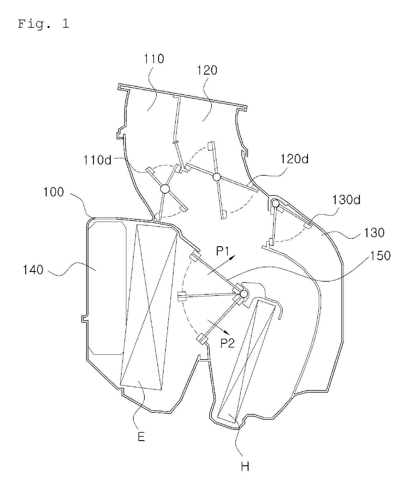 Heater core and air conditioner for an automomile equipped with same