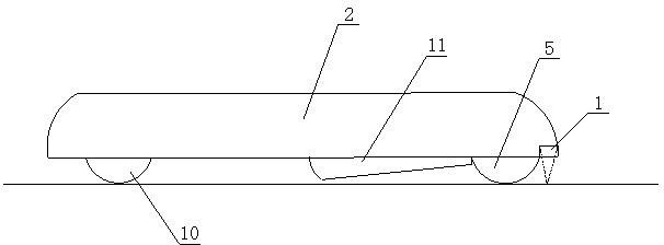 Floor sweeping robot with threshold detection function and threshold detection method thereof