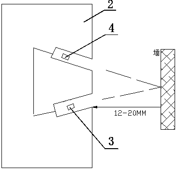 Floor sweeping robot with threshold detection function and threshold detection method thereof