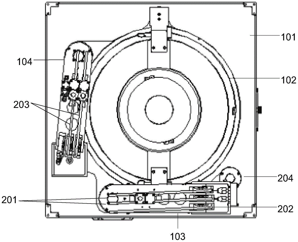 Wafer gumming machine and gumming method