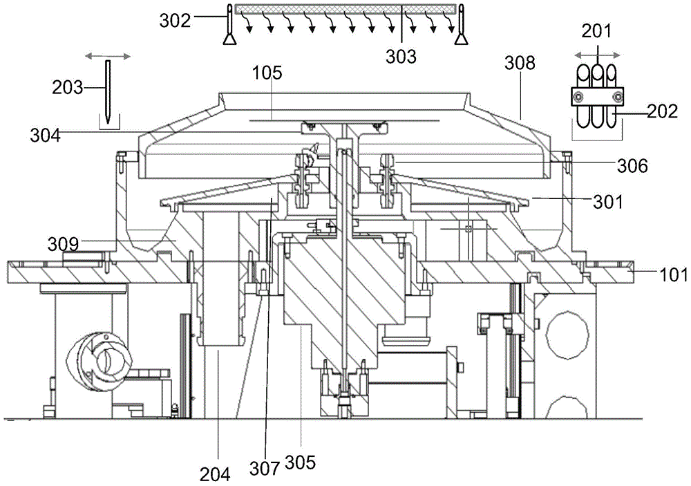 Wafer gumming machine and gumming method