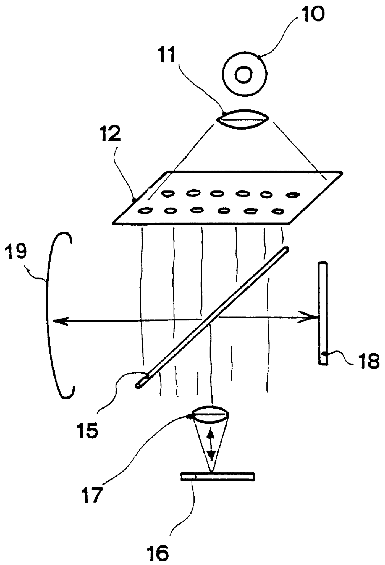 Method for the acquisition of images by confocal microscopy