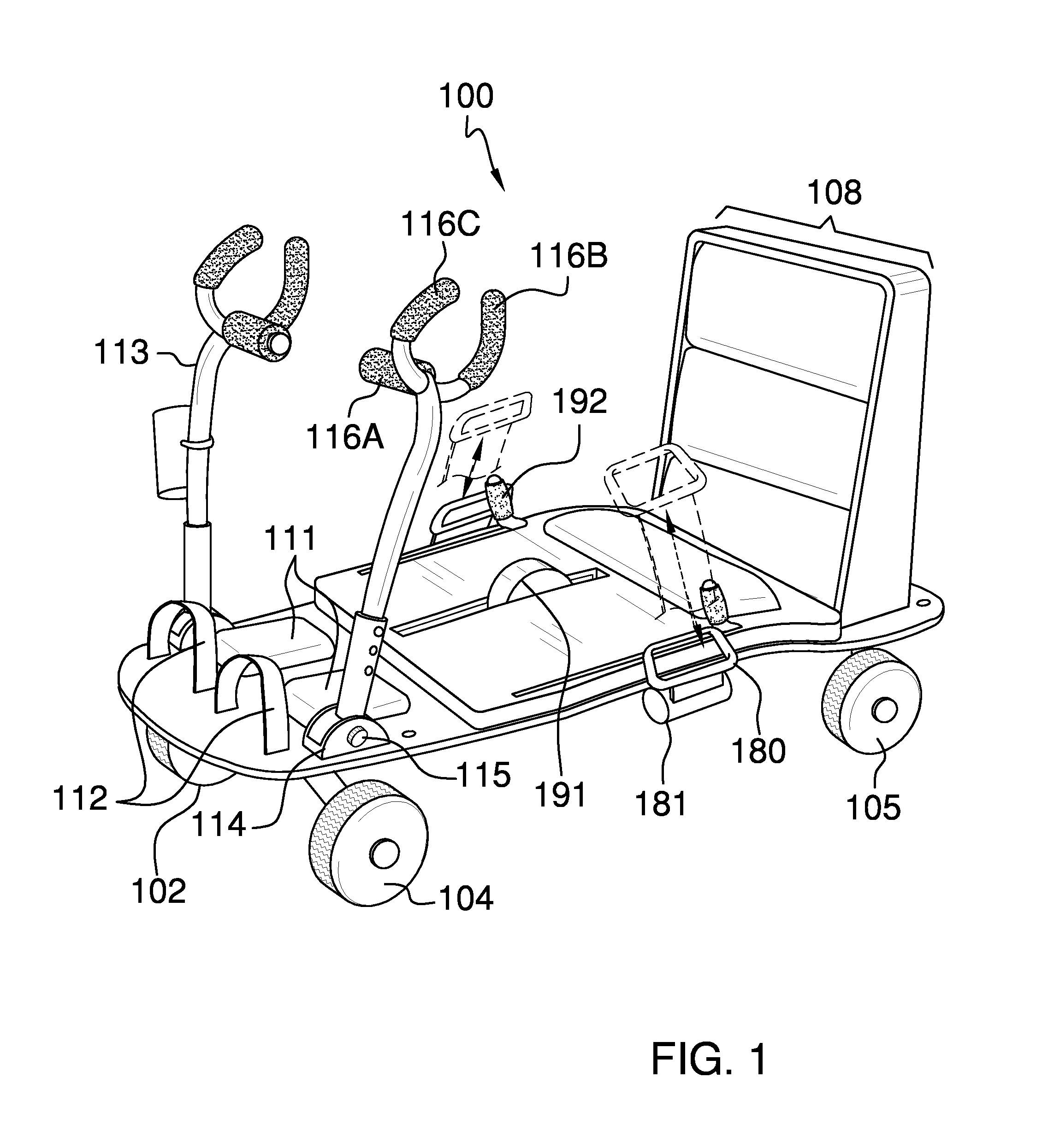 Exercising skateboard