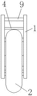 Inlaid type muting automatic buffering pulley device