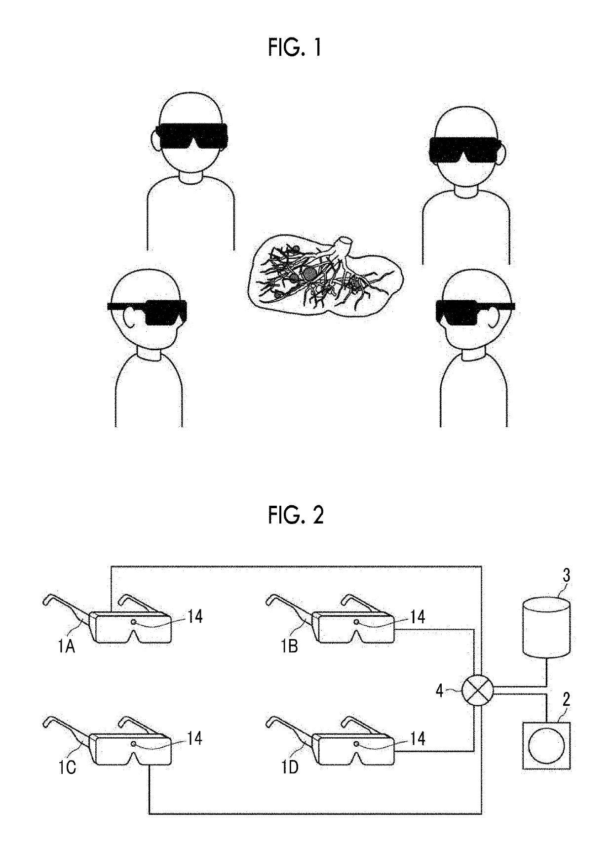 Virtual object display device, method, program, and system