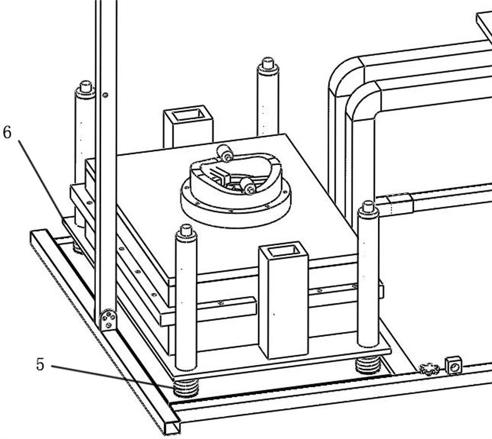 Home-use high jump health-care exercise machine based on vibration assistance