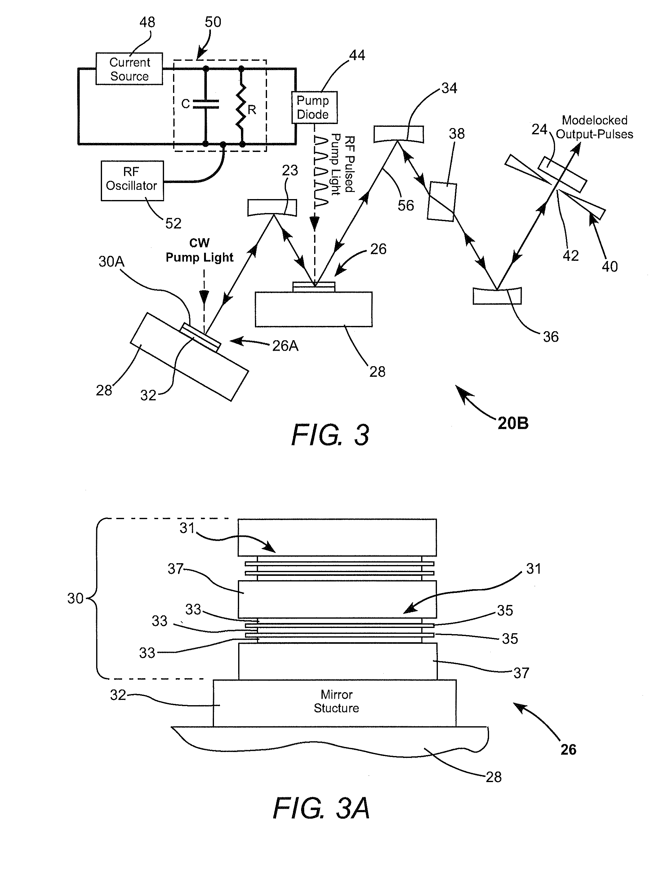 Mode-locked external-cavity surface-emitting semiconductor laser