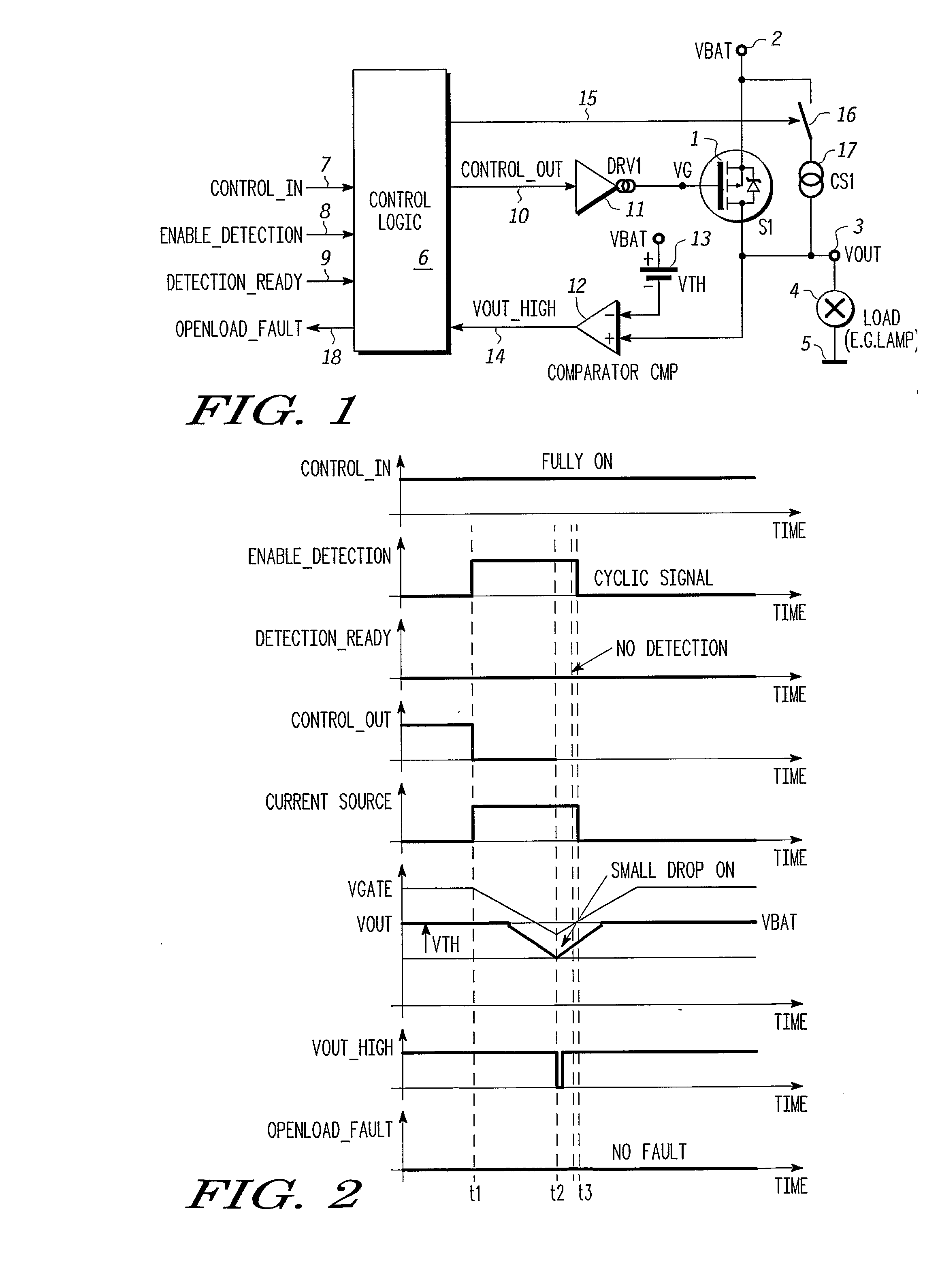 Power Switching Apparatus With Open-Load Detection