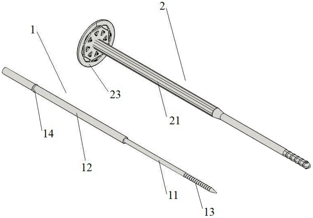 Heat-preservation nail and heat-preservation nail component