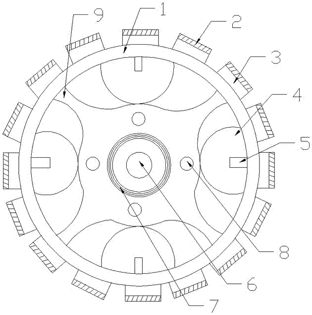 Anti-explosion utility-type automobile tire with good wear-resisting property