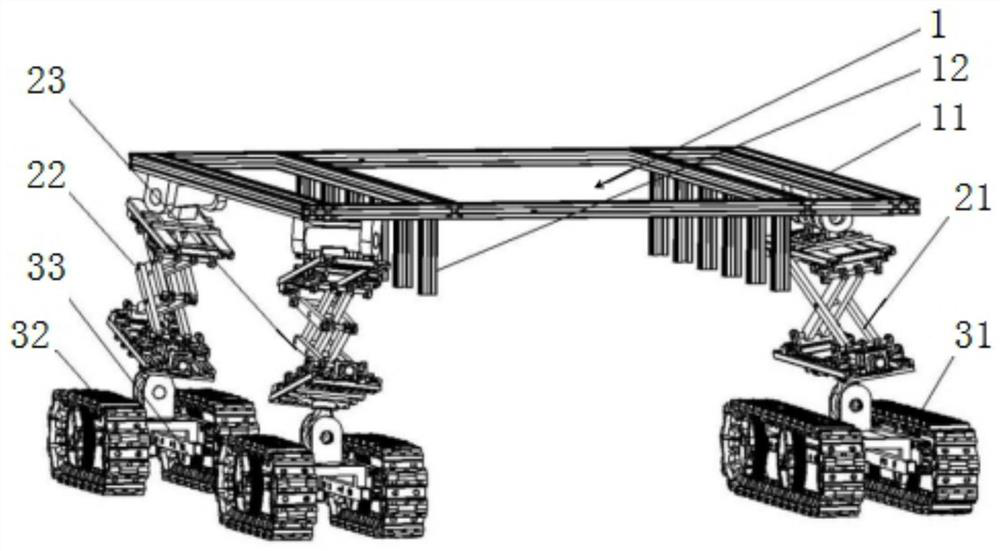 A Parallel Rescue Robot with Adjustable Attitude and Three Degrees of Freedom