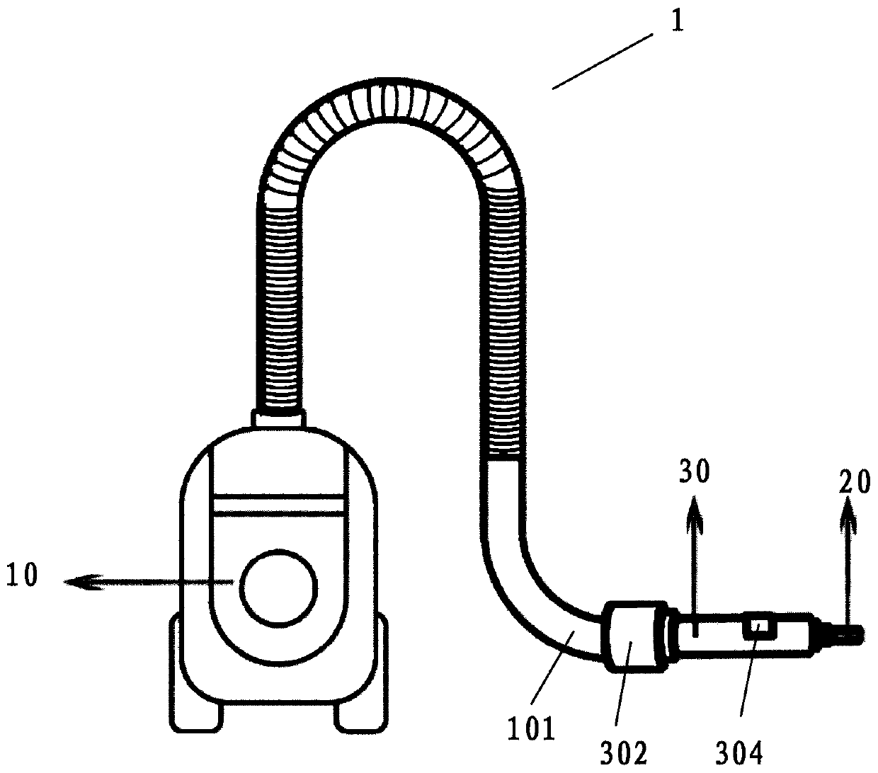 Rice castration equipment and suction head and method thereof