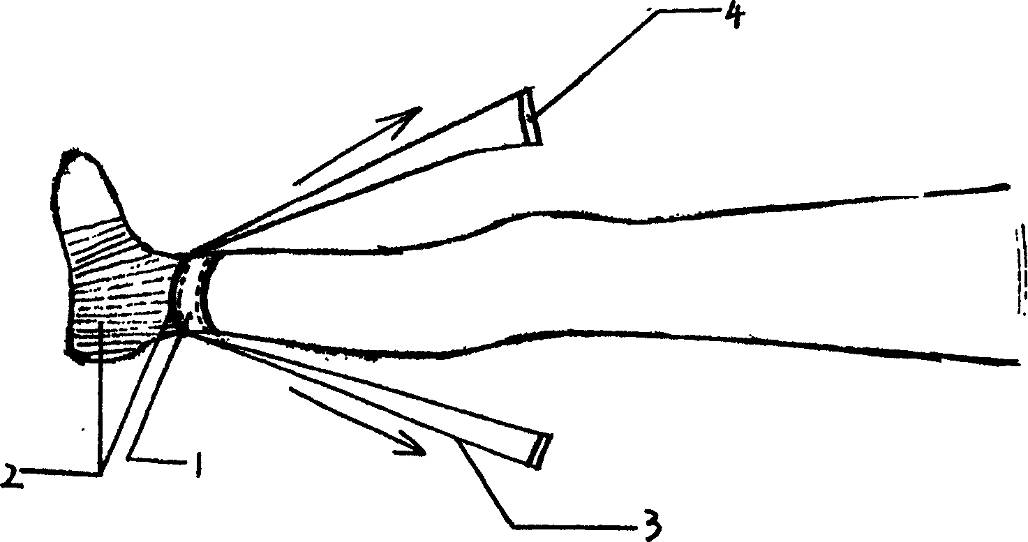 Blood dispelling and hemostasis bandage