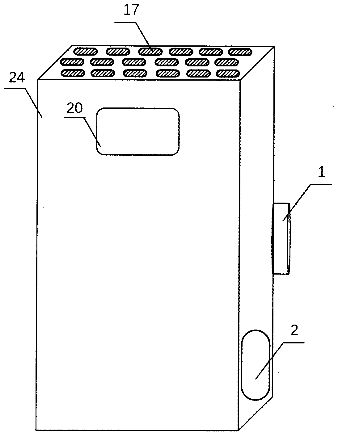 Intelligent simulated ecological fresh air monitoring and adjusting air purification device