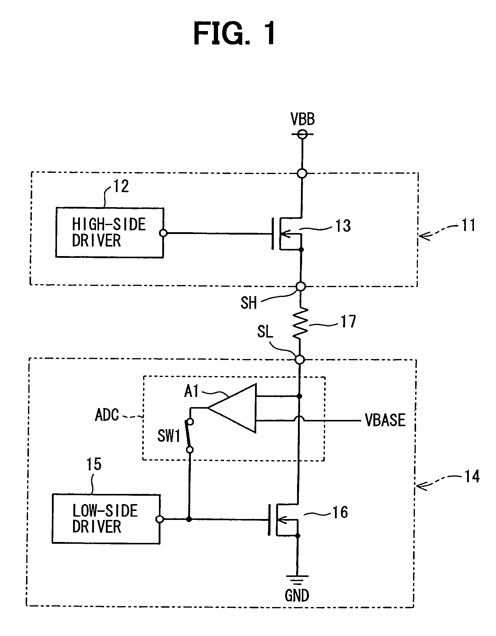 Semiconductor device for driving a load