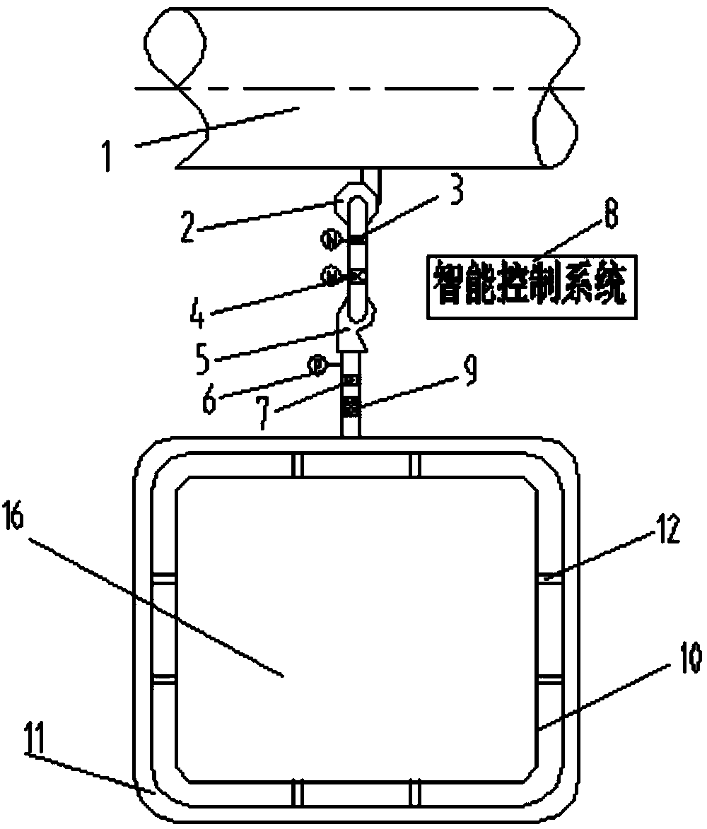 Intelligent water wall high temperature corrosion preventing system suitable for large power station boiler and method