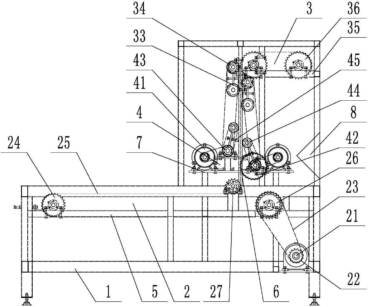 Duck gizzard peeling machine