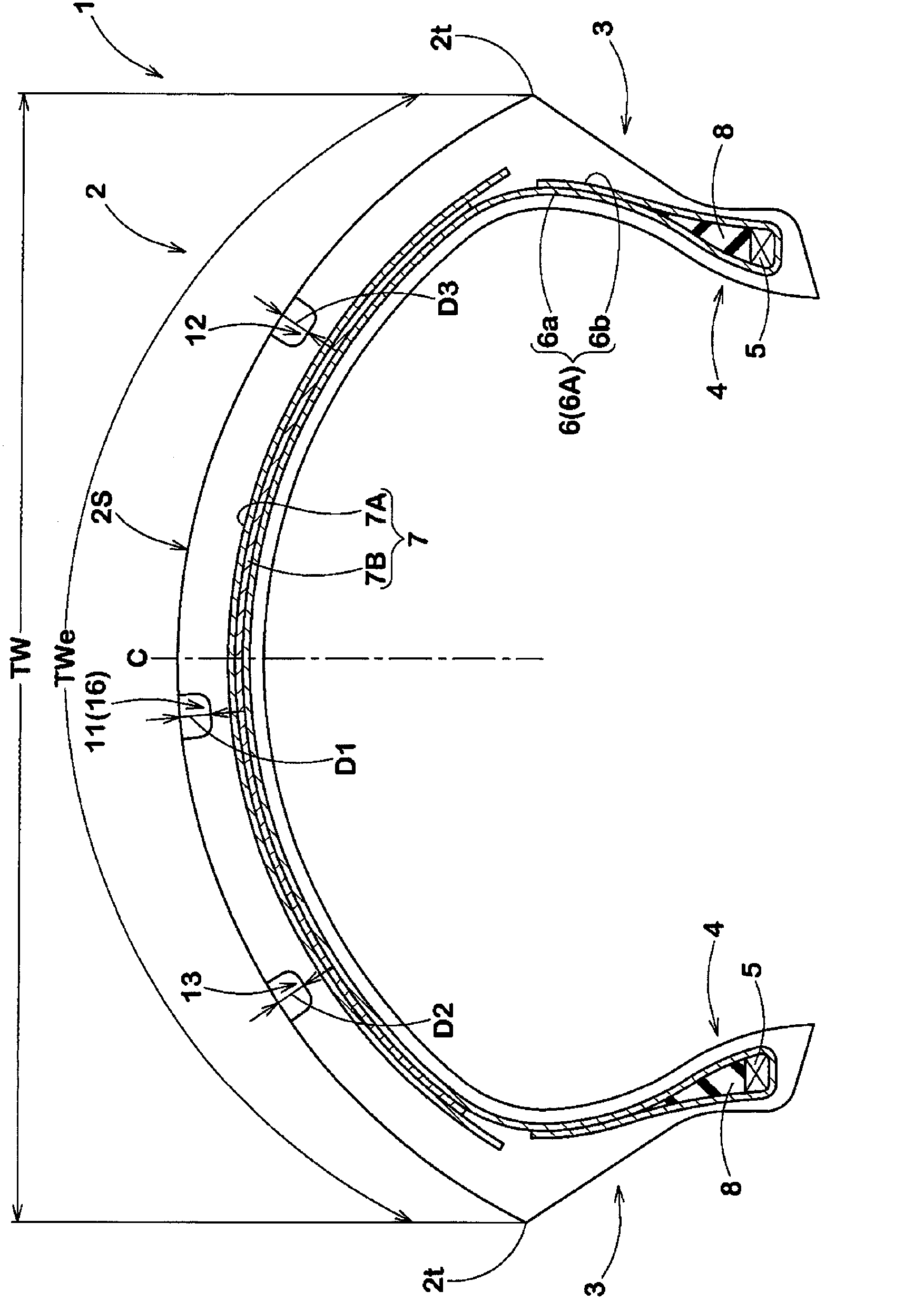 Motorcycle tire