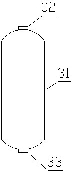 Measuring system and method for hydrogen sulfide gas content in coal seam