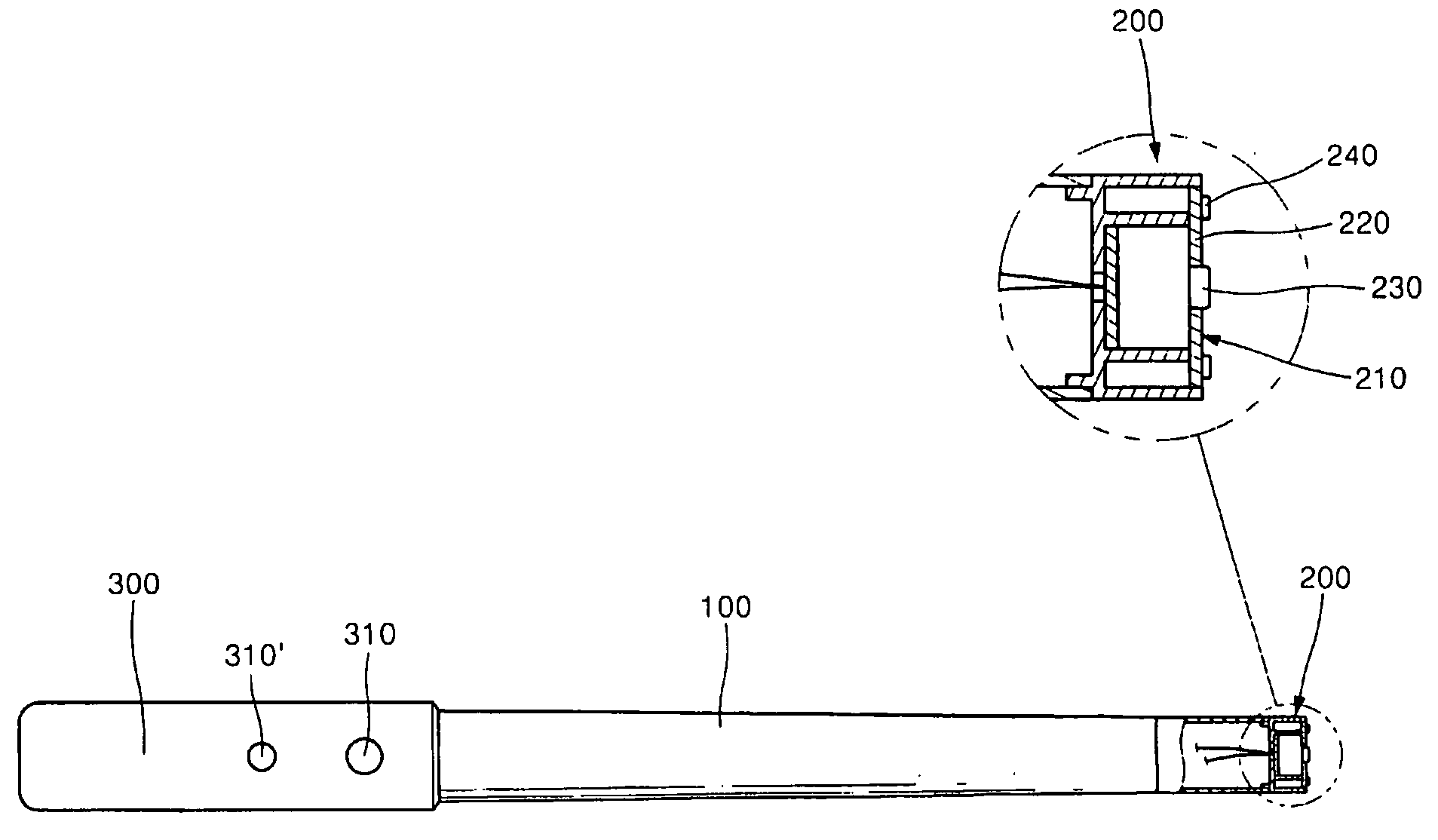 Rigid-type electronic videoendoscope