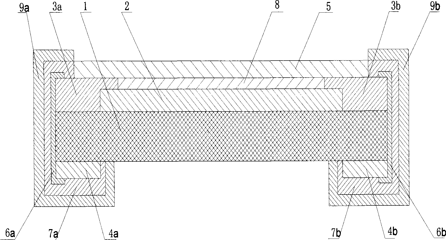 Nickel or nickel base alloy electrode sheet type resistor and method of producing the same