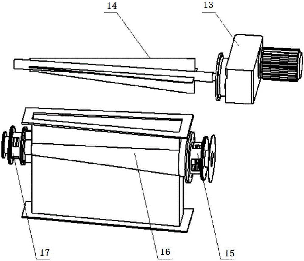 Disc-type microwave continuous splitting device and method for splitting waste rubber