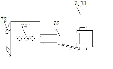 Double-linkage bending machine allowing molds to be rapidly replaced and used for large panels