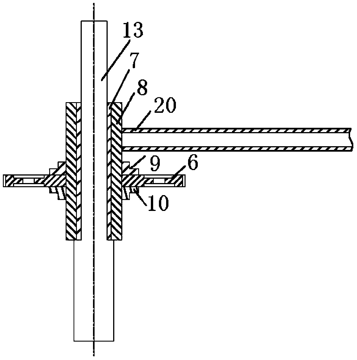 Automatic test device for sounding properties of seacraft hornpipe