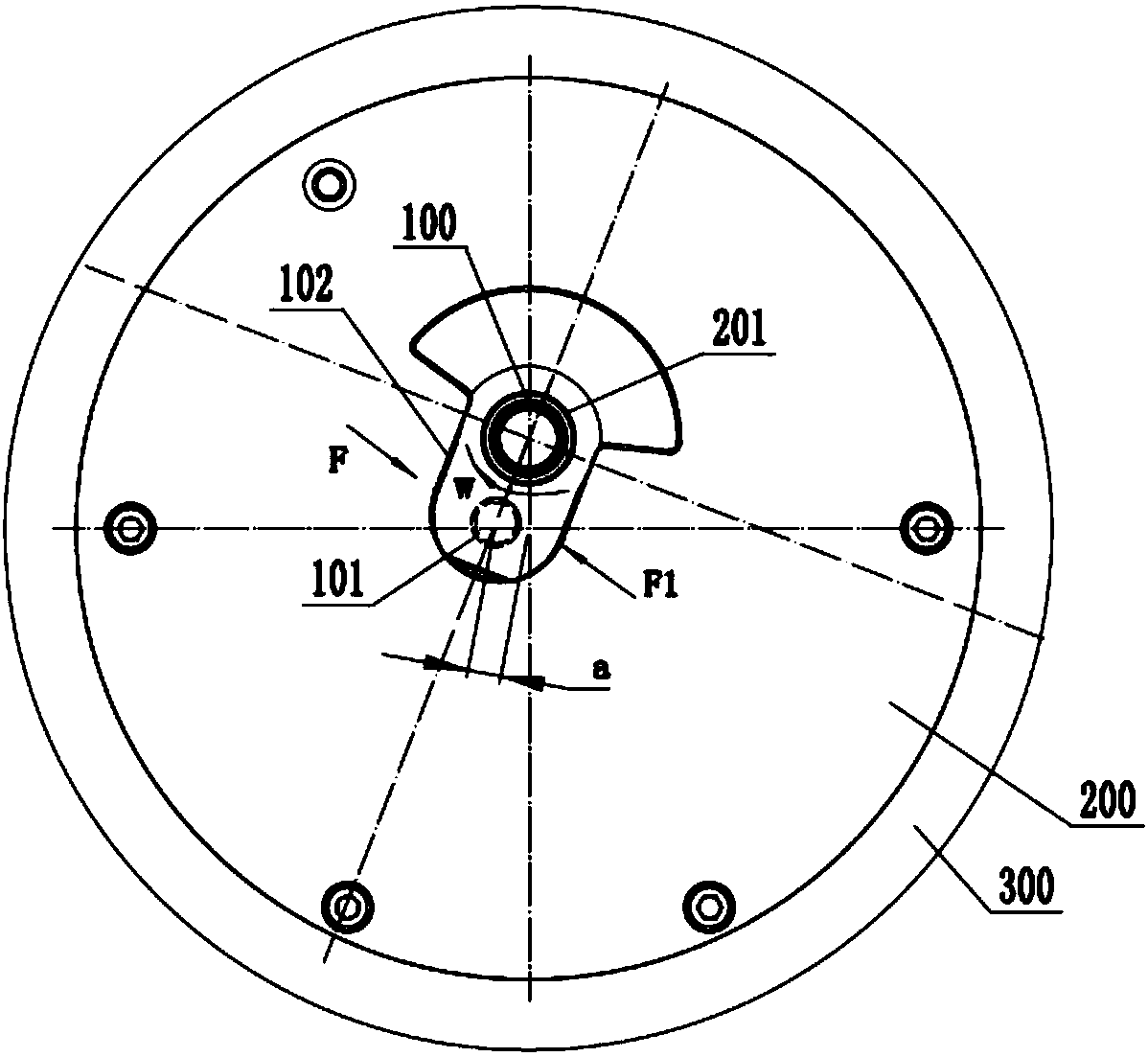 A crank positioning fixture