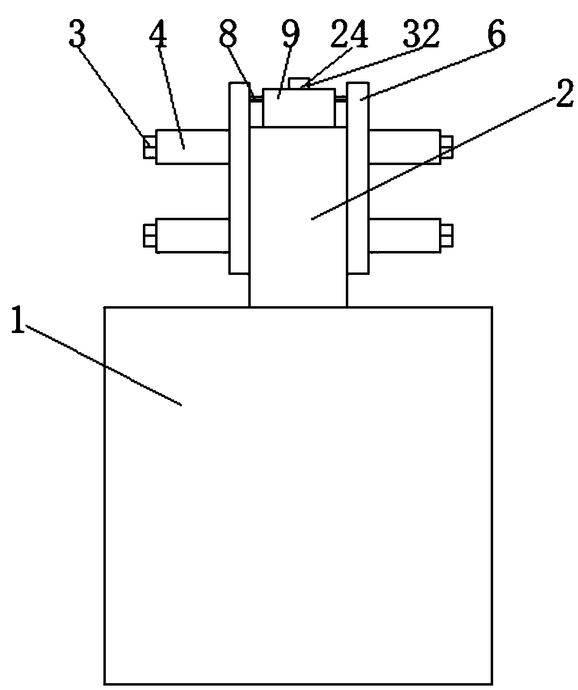 Winding device for production of colored ribbons