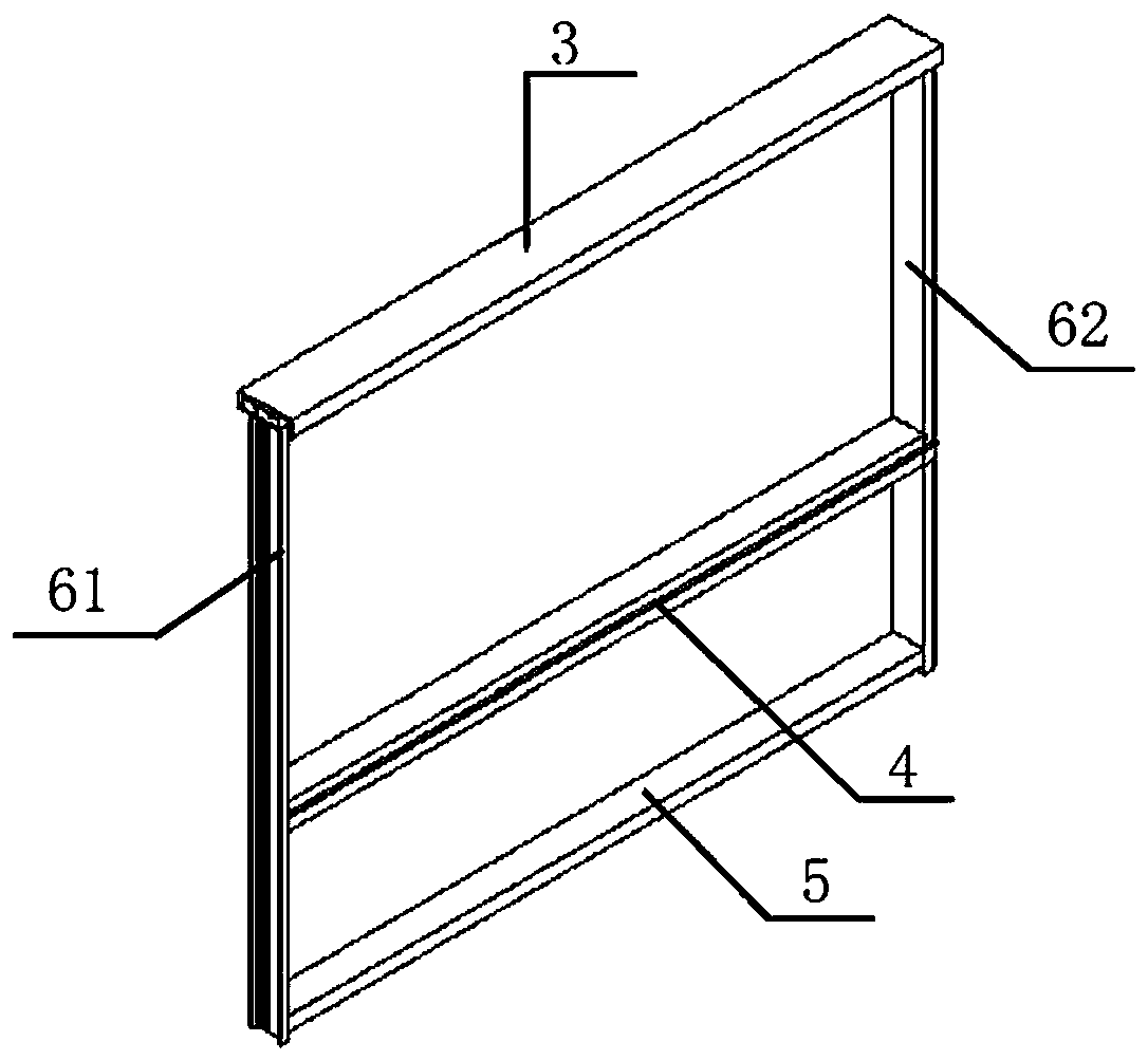 Unit-type vertical guardrail system