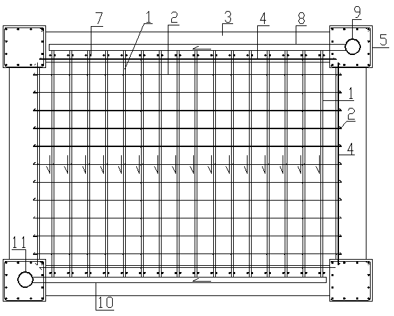 Pipeline for floor radiant air conditioner