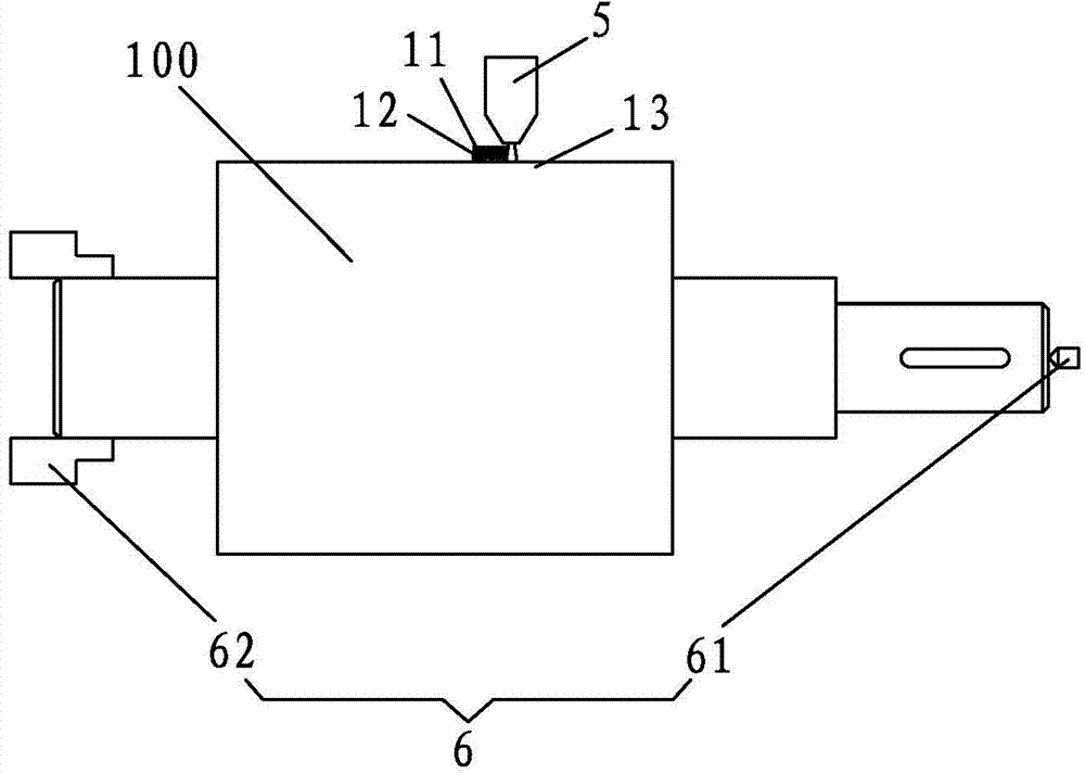 Rotary die-cutting die roller directly formed by laser cladding