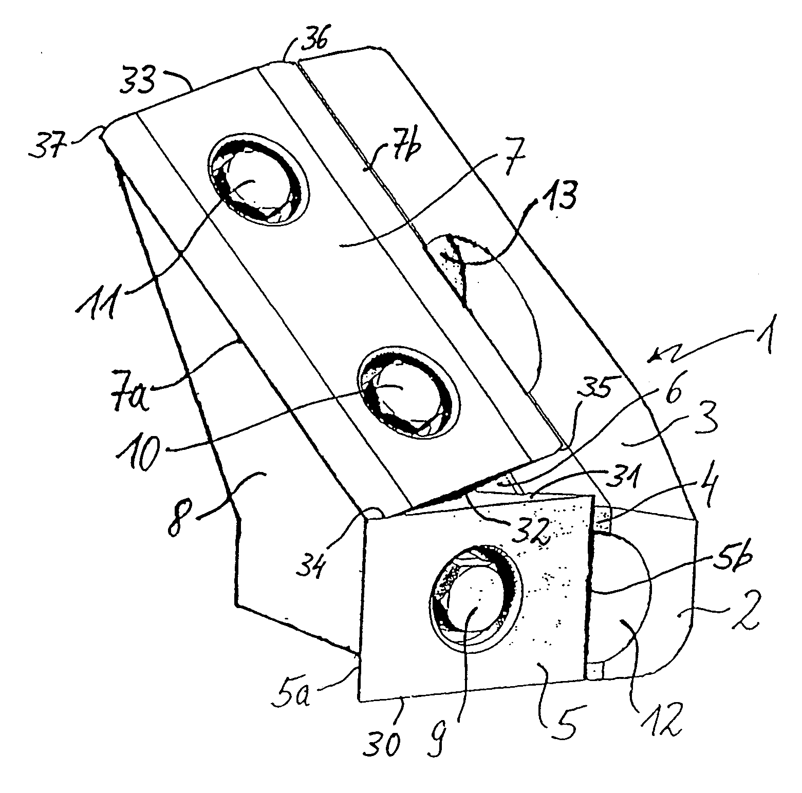 Blade holder, blade and blade tool head