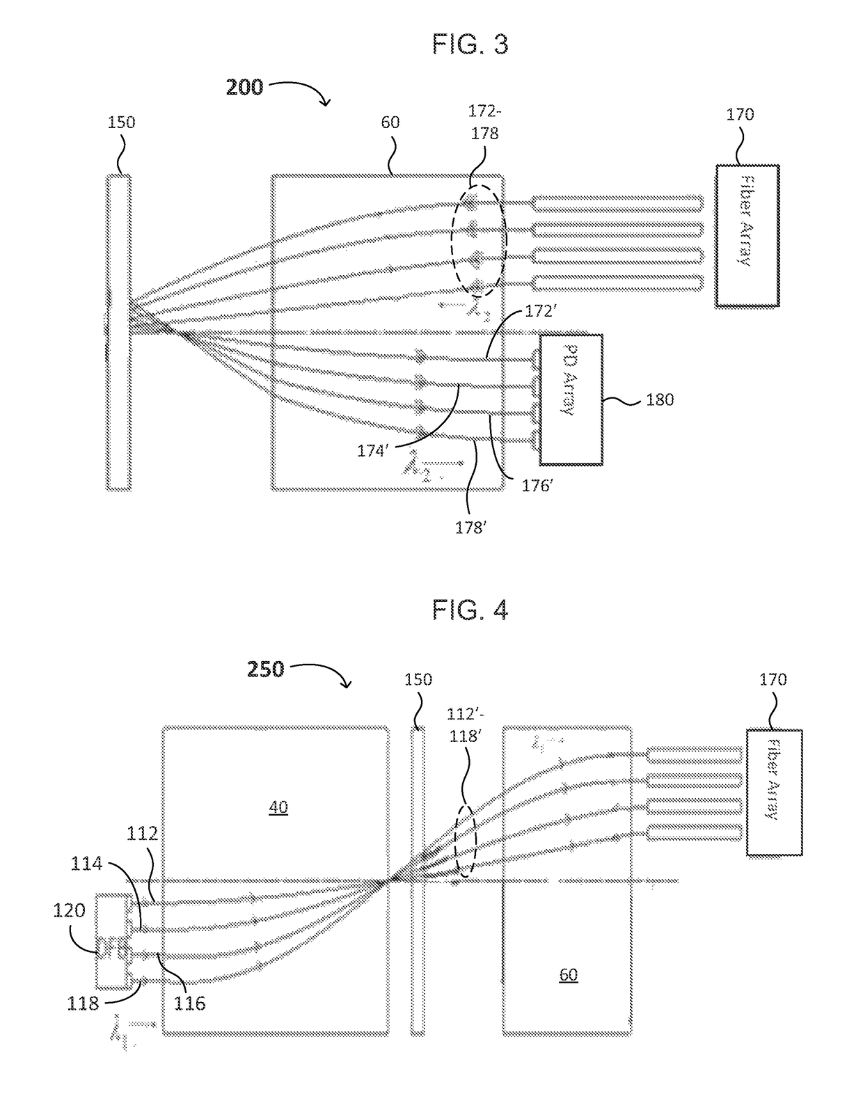 NxN parallel optical transceiver