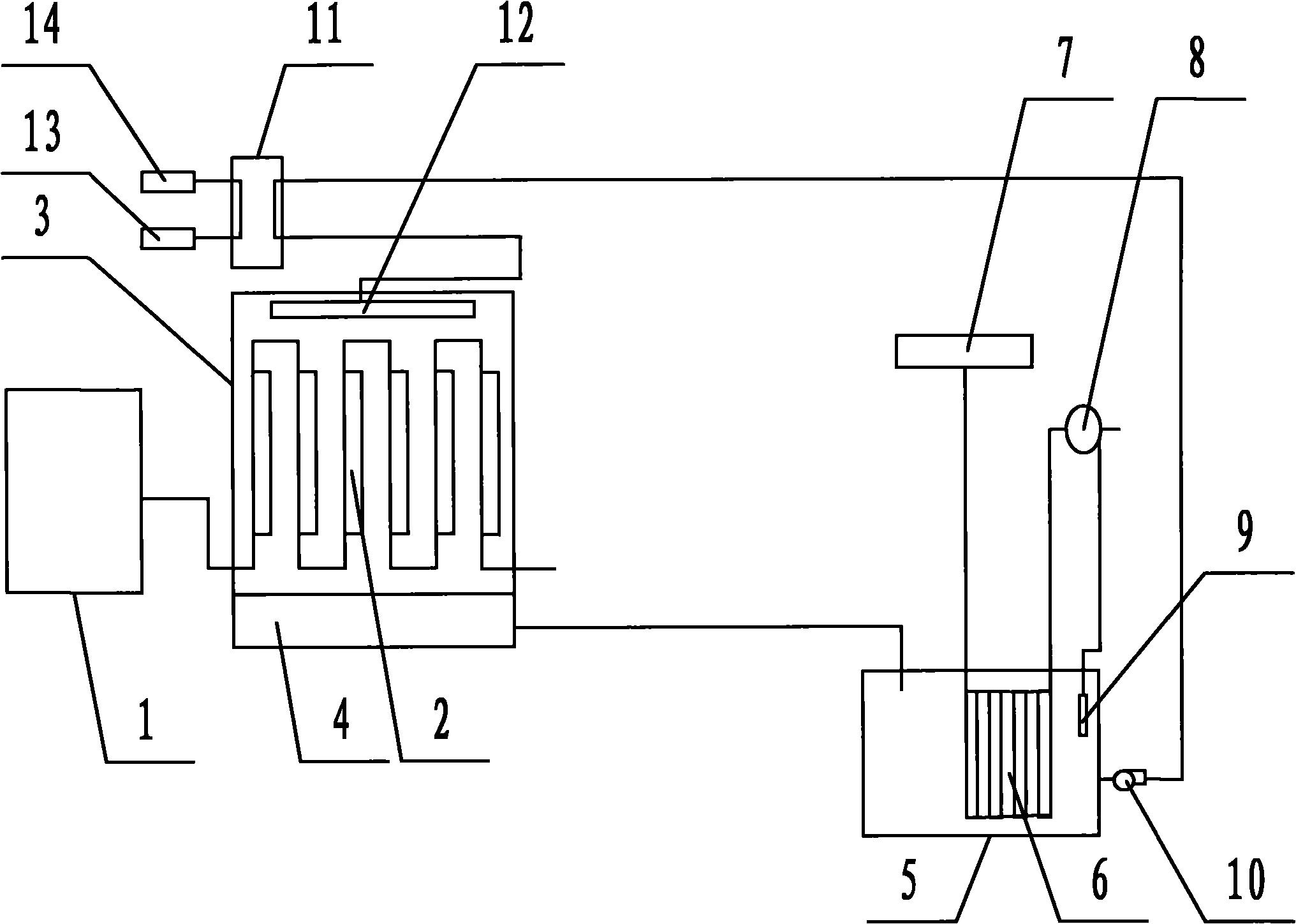 Liquid nitrogen vaporization cold recycling device