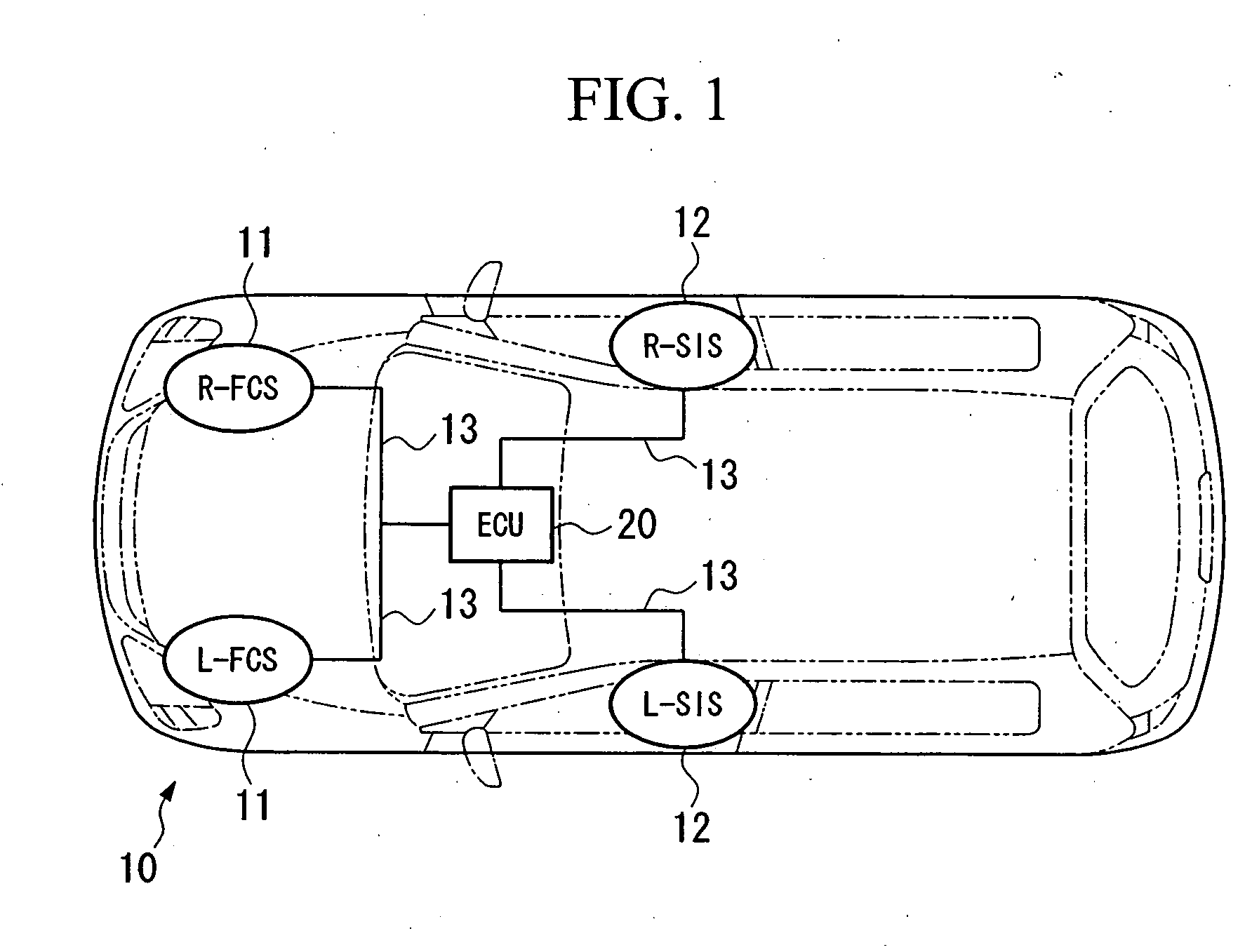 Communication control device for passenger protection device